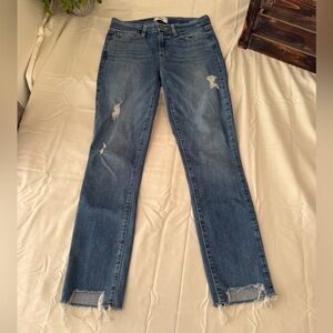 Paige Skyline Ankle Peg Jeans Size 28